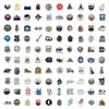 100PCS/Set Skateboard Stickers Graffiti Outdoor Camping For Car Laptop iPad Bicycle Motorcycle Helmet Guitar PS4 Phone fridge Decals PVC water bottle Sticker