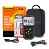 Konnwei KW818 محسّن OBDII ODB2 EOBD CAR SCANNER 12V اختبار البطارية تحقق