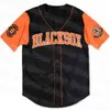 Glanik1 Black Crackers Negro League Retro Baseball Jersey Jersey Bulty Down Big Boy Homestead Black Sox Высококачественные майки вышивки.