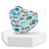 New children's mask cartoon printing KN95 meltblown non-woven four-layer dust-proof and anti-fog three-dimensional disposable fish shape masks