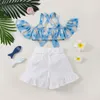 衣類セットキッドガールサマー服の衣装ファッション