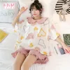 HNMCHIEF Pyjama Vrouwen Shorts Sets 2 Delige Set Thuis Casual Leuke Student Sailor Nachtjapon Maan Anime Pyjama Plus Size Nachtkleding 220321