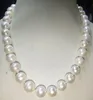 Ketten Stränge 18 Zoll 12-13 mm echte natürliche weiße Akya Perlenkette Hochgradechains Chainschains