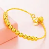 Link Kette Echt 24K Gold Schmuck Armreifen Ball Afrikanische Farbe Armreif Äthiopischen Dubai Für Frauen Hochzeit GeschenkeLink LinkLink Lars22