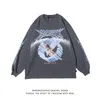 Sweats à capuche pour femmes Sweatshirts Printemps Automne Angel Grunge SweatSuit Gothique Indie Vêtements Hoode Harajuku Goth Top Techwear Femmes Esthétique Cy