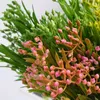Dekorativa blommor kransar mini torkade bukett naturliga växter bevara blommor för bröllop hem dekoration