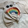 Hillbilly Vintage Rainbow Shirt Tshirt Tee Gay AF Tee Shirts LGBT Chemise Lesbienne Hommes Femmes Mignon Drôle 70s Pride 1970s Gay 220615