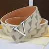 Fashion Classic Printed Belt Designer Smooth Buckle Leather Casual Belt Width 38mm Belt Women039S Men039S Belt With Box8375226