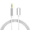 Ljudkablar 3,5 mm Jack Audio Extension Cable Aux Cords bilhögtalare Hörluranslutning