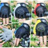 Rękawiczki rowerowe 1 para Pół palca Antypoślizgowy Żel przeciw poceniu się Jazda na rowerze MTB Szosowy Kolarstwo górskie Sport