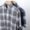 Chemises décontractées pour hommes coton pour hommes minces à manches courtes 2022 été arrivées Smart classique à carreaux boutonné chemise pour hommes