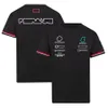 2022 T-shirt d'équipe T-shirt One Driver Fans T-shirt Racing Extreme Sports Round Round Tee T-shirt Summer Car Logo Sleeve courte plus taille personnalisable1500265