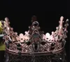 Dekoracja imprezy fabrycznej mini koronę tiara topper kryształowe dzieci ozdoby do włosów na urodziny weselne baby shower BBB15503