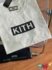 2024 Black White Kith Tee Men Women Box Graphic Printed Tシャツコットンカジュアルクラシック短袖T220722