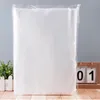 100pcs descartáveis ​​aventais anti -poluição de avental de avental transparente fácil uso de cozinha aventais
