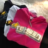 Damesjassen Letterborduurwerk Dames High Street Losse massale sweatshirts Vint 220824