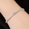 Cadena de eslabones Pulsera de mujer Plata de ley Circón Joyas de diamantes Cumpleaños Año Navidad San Valentín Aniversario de bodas GiftLink Lars22