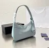 Naylon Torba Crossbody Üçgen tasarımcı çantaları İndirim 3 Parça Yeniden Baskı 2000 2005 Hobo Koltukaltı çantası Cleo Omuz çantası pradaa Lüks Moda Kadın Siyah Pembe Deri Çanta