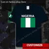 Флаг -футболка в Нигерии Pure Tee Cotte Men Men Women High Street Fashion Fashion Fashion Fasual Casual Trub