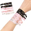 611pcs Bachelorette Party Armbands Team Bride Armband Bride to Be Decoration Hen Party Wedding Supplies Hair Ties 220815