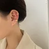 Clip-on Vite posteriore Pz Moda semplice Polsini dell'orecchio liscio Orecchini a clip per le donne No Piercing Cartilagine finta Orecchino Gioielli RegaliClip-on Kir