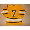 Nik1 40VTG-Bursnville Blaze Game Minnesota High School Hockey Jersey 100% Stitched Embroidery Logos Hockey Jerseys