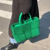 Borse da sera Borsa a mano grande in tessuto di pelliccia sintetica Borsa a mano grande invernale Borsa da donna in peluche di lana d'agnello di alta qualità