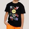 Childrens Merch A4 T Shirts Spring Summer Boys "Want A4 Production" Print Fashion Family Clothing Girls Casual Tshirt Tops 220531