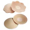 5PC Women Self Adhesive Bra Pad Silicone Breast Stickers Reusable Pasties Invisible Tepel Cover Washable Boob Tape Sexy Accessories Y220725