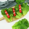 Party Supplies Simulation Green Leatuce Leaves PVC Material Fake Vegetable Model Kids Play Play Kitchen Toys Artificial Foods 498 D3