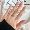 Ture Love Engagement Wedding Rings Jewelry for Women Girls 925 Sterling Silver 5Aキュービックジルコニアダイヤモンドインデックスリングギフトボックスサイズ59ニッケルFR