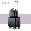 Beasumore Inch Korean Rolling Luggage Sets Spinner Women Suitcase Wheels Students Password Travel Bag Cabin Trolley J220707