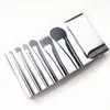 BBSeries Silver Travel Makeup Brush Set Limited Edition 7pcs ongo Cosmetics Beauty Tools7299354