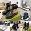 2022 Designer Femmes Bottes Plate-forme Diamant Chunky Talon Martin Boot Véritable Cuir Star Chaussures Déserts Hiver Outdoor Lady Party Boucle Chaussure de cheville 35-41