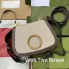 Bolso redondo entrelazado G chian Blondie Bolso de hombro ophidia bolso Diseñador mujer Crossbody Bolsos dama sacoche bolsos de cuero de lujo 699268 Herrajes en tonos dorados