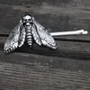 Haarspangen Haarspangen 1 Stück Totenkopf Schädel Motte Clip Halloween Zubehör Wicca Insekt NatureHair318s
