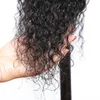 Peruaanse Deep Wave hoofdbandpruiken voor vrouwen Hoofdband Wig Braziliaan No Lijm Remy 150% Dichtheid Human Hair Wig