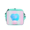 2022 Laser Student Office Staff Portable Lunch Bag Rainbow Thermal Insulation Bento Bags Outdoor Family Picnic Ice Handbag One Shoulder Tote Pack T41QJJ4