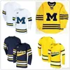 Chen37 C26 Nik1 Custom Michigan Wolverines 13 Zach Werenski Colleage Hockey maillots cousus 7 NICK BLANKENBURG 14 JOSH NORRIS 74 NICHOLAS BOKA