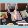 Reusable Grocery Bags Kitchen Storage Organization Housekee Home Garden S/M/L Eva Food Bag Containers R Dhhgz