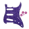 Części gitarowe 11 dziury SSS Pickguard and Tone Volume Knobs 5 Way Wskazówki dotyczące przełączników