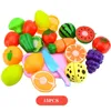 Fruit Vegetable Toy Cutting Kitchen Sets Pretend Play Plastic Food s Up 220725