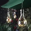 Decoração de festa ao ar livre bola colorida led lâmpada solar power string luzes fadas guirlandas de jardim decoração de natal quintal pendurado lampparty