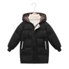 Lzh Down Jacket Female 2021 Autumn Winter Clothes For Boys Jackets 3-10 Year Baby Girls Down Jackets Hooded Children Jackets For Girls J220718