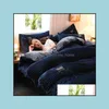 Yatak Setleri Malzemeler Ev Tekstil Bahçe Kalın Pazen 4pcs Set King Boyut Yorgan Coral Peluş Nevresim Erken Yatak Tabak Sıcak Kış Damağı
