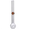 Pyrex 4-Zoll-Glas-Ölbrennerrohr, dickes Rauchrohr, Wasserbong-Rohre, buntes Nagelbrennen mit unterschiedlicher Balance
