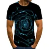 Fun 3D Graphics футболка повседневная мужская футболка для летних модных топов дышащие футболка из рубашки O-вырезы Мужская уличная одежда 220509