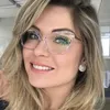 Moda Güneş Gözlüğü Çerçeveleri Kedi Gözü Gözlükleri Düzensiz Kesim Crystal Clear Gözlük Optik Çerçeve Gözlük Armacao De Oculos Feminino BrazilFashion