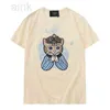 Camiseta feminina Designer de verão Explosão de verão Menina masculina Jiuskoli nova impressão e bordado Loose Women T-shirts Crown Cat Ksr7