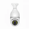 360 Wifi Panorama Caméra Ampoule Panoramique Vision Nocturne Audio Bidirectionnel Sécurité À Domicile Surveillance Vidéo Fisheye Lampe HD Mini Caméras